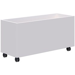 Fiord Mobile Planter 1200x600mm White