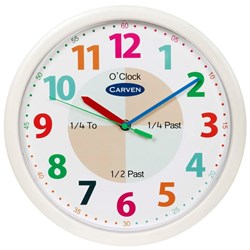 Carven Educational Wall Clock 300mm