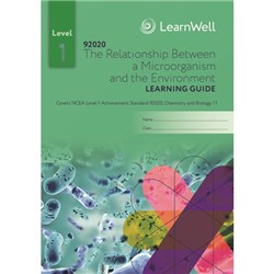 LearnWell Chemistry and Biology 1.1 (92020) Relationship between a Microorganism  9781991107299
