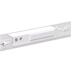 Under Desk Soft Wiring Set with Starter Lead for Balance & Energy Desks White