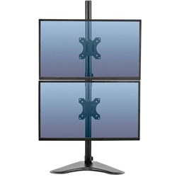 Fellowes Professional Freestanding Dual Stacking Monitor Arm