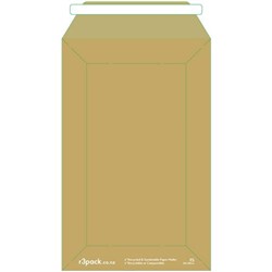 R3 Paper Courier Bags Foolscap 275x380mm Kraft, Pack of 100
