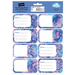 Spencil Name & Subject Labels Cat-A-Cosmic, Pack of 16