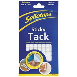 Sellotape Sticky Tack 100g White