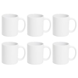 Connoisseur Classic All-Purpose Coffee Mug 350ml, Pack of 6