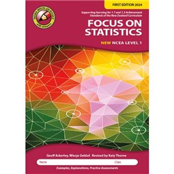 Sigma Focus on Statistics Workbook NCEA Level 1 Year 11 9781991124005