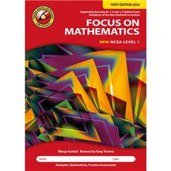 Sigma Focus on Mathematics Workbook NCEA Level 1 Year 11 9781991124067