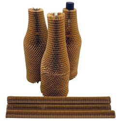 Paper Honeycomb Bottle Wrap 350mm, Carton of 200