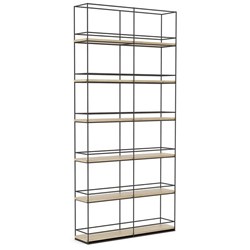 Cubit Planter Wall 950x2000mm Atlantic Oak/Black