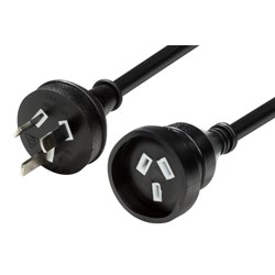 Dynamix Standard Duty Power Extension Lead 2m Black