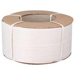 OfficeMax 100% Recycled Polypropylene Machine Strapping 12mm x 3000m White