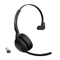 Jabra Evolve2 55 Link380a UC Mono USB-A Wireless Headset Black