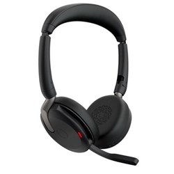 Jabra Evolve2 65 Flex MS Stereo Wireless Headset USB-C + Link 380 Black