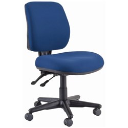 Buro Roma Mid Back Chair 2 Levers Unassembled Dark Blue