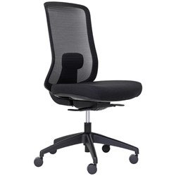 Buro Elan Chair Mesh Back Seat Slide Unassembled Black