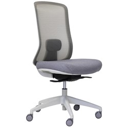 Buro Elan Chair Mesh Back Seat Slide Unassembled Grey 