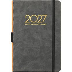 Collins A51 Diary A5 1 Day Per Page 2027 Executive Grey