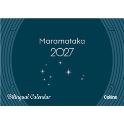 Collins Rosebank Wall Calendar A4 2027 Bilingual English/Maori