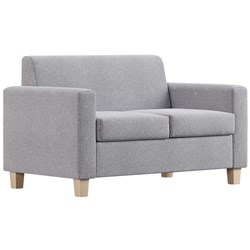 Cosmo 2 Seater Sofa Hawthorn Fabric/Silver