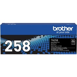 Brother TN258BK Black Laser Toner Cartridge 