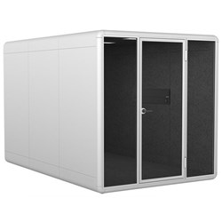 Koplus Kolo Duo++ Meeting Booth 2200x2250mm White/White/Dark Grey