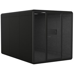 Koplus Kolo Duo++ Meeting Booth 2200x2250mm Black/Black/Dark Grey