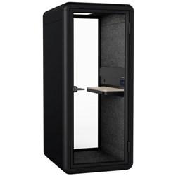 Koplus Kolo Solo Phone Booth 1000x2250mm Black/Black/Dark Grey