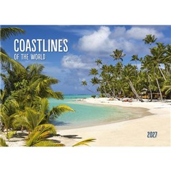 Easy2C Wall Calendar Coastlines Of The World 2027