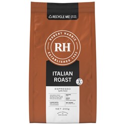 Robert Harris Italian Roast Espresso Grind Coffee 200g