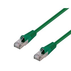 Dynamix Cat6A SFTP Patch Lead Cable 0.3m Green