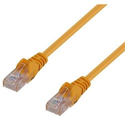 Dynamix Cat6 UTP Patch Lead Cable 2m Yellow