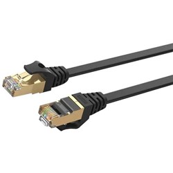 UnitekCat7 SSTP  Flat Patch Lead Cable 2m Black