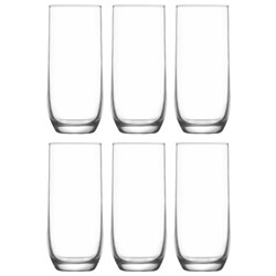 Lav Sude Tall Glass Tumbler 315ml, Box of 6