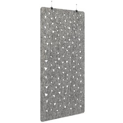 Fiord Acoustic Hanging Screen 1200x2250mm Shard Marble