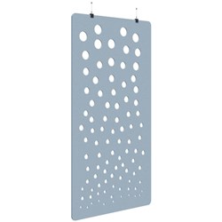 Fiord Acoustic Hanging Screen 1200x2250mm Bubble Pacific Blue