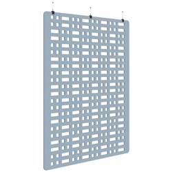 Fiord Acoustic Hanging Screen 1800x2250mm Grid Pacific Blue