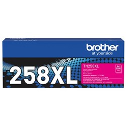 Brother TN258XLM Magenta Laser Toner Cartridge High Yield