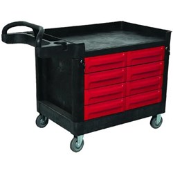 Trust Mobile Work Centre 8 Drawers