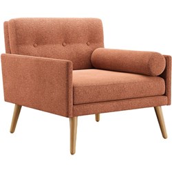 Frankie Single Seater Sofa Hawthorn Fabric/Earth