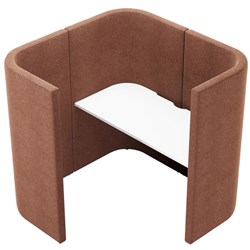 Kosi Pod Left-Side Opening Hawthorn Fabric/Earth