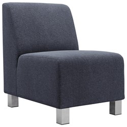 Apollo Single Seater Sofa Chair Hawthorn Fabric/Navy