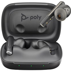 Poly Voyager Free 60 UC Earbuds with BT700 USB-C Adaptor & Basic Charge Case Carbon Black