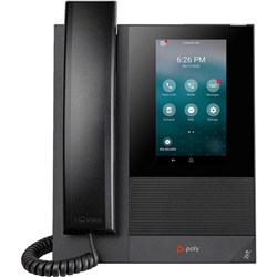 Poly CCX 400 Open SIP and PoE-enabled Business Media Phone Black
