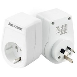 Jackson Slim Inbound Travel Adapter Europe/USA/Asia to NZ/AU Plug