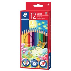 Staedtler Triangular Coloured Pencils, Pack of 12