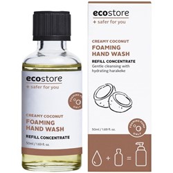 ecostore Foaming Hand Wash Concentrate Refill Creamy Coconut 50ml