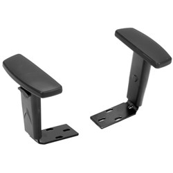 Adjustable Chair Arms for Charlie, Energy and Logic Black, Set of 2