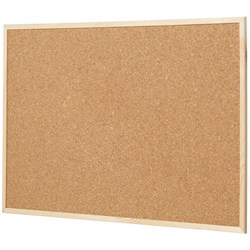 Quartet Cork Board Pine Frame 600x900mm