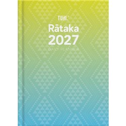 Tuhi A41 Bilingual Diary A4 Day Per Page Rātaka 2027 Taniko