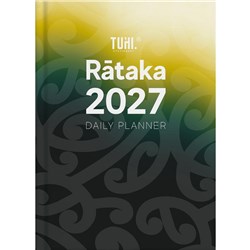 Tuhi A51 Bilingual Diary A5 Day Per Page Rātaka 2027 Koru